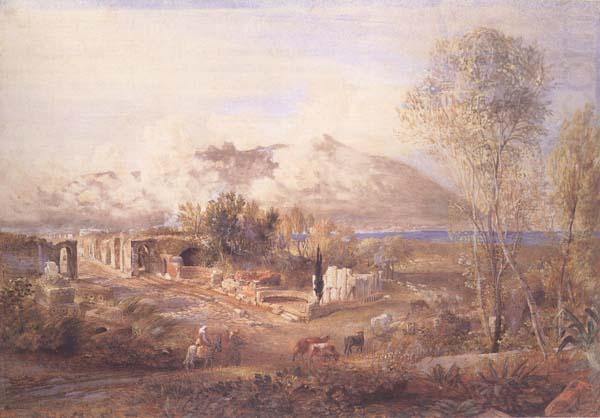 Street of Tombs,Pompeii, Samuel Palmer